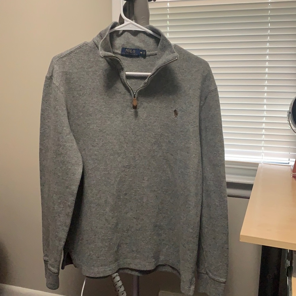 Polo by Ralph Lauren 1/4 zip heavy cotton pullover